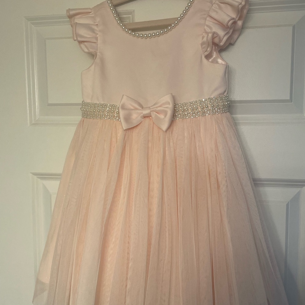 Couture Princess Charming 3T Dress with Pearl and fake diamond Details